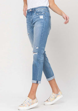 High Rise Boyfriend Jean