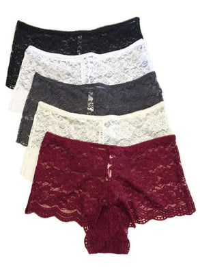 Lace Boy Short Panty