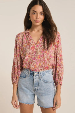 Carine Lima Floral Top