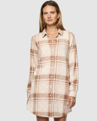 Lynden Flannel Dress