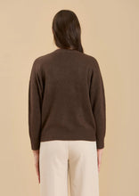 V Neck Sweater Chocolate