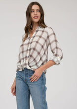 Plaid Wrap Shirt