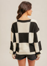 Checkered Boat Neck